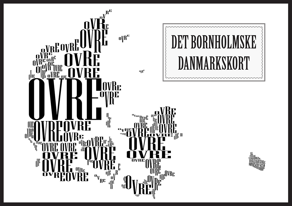 Det Bornholmske Danmarkskort